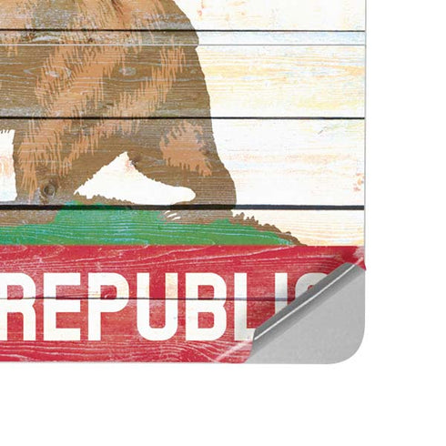 California Flag Light Wood Surface Laptop Studio Skin